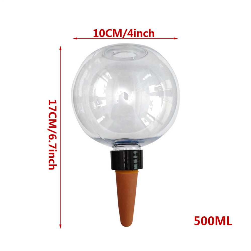 

Watering Globe Stakes Automatic Multifunctional Watering Globes 500ml Portable Watering Stakes for Home Balcony Living Room