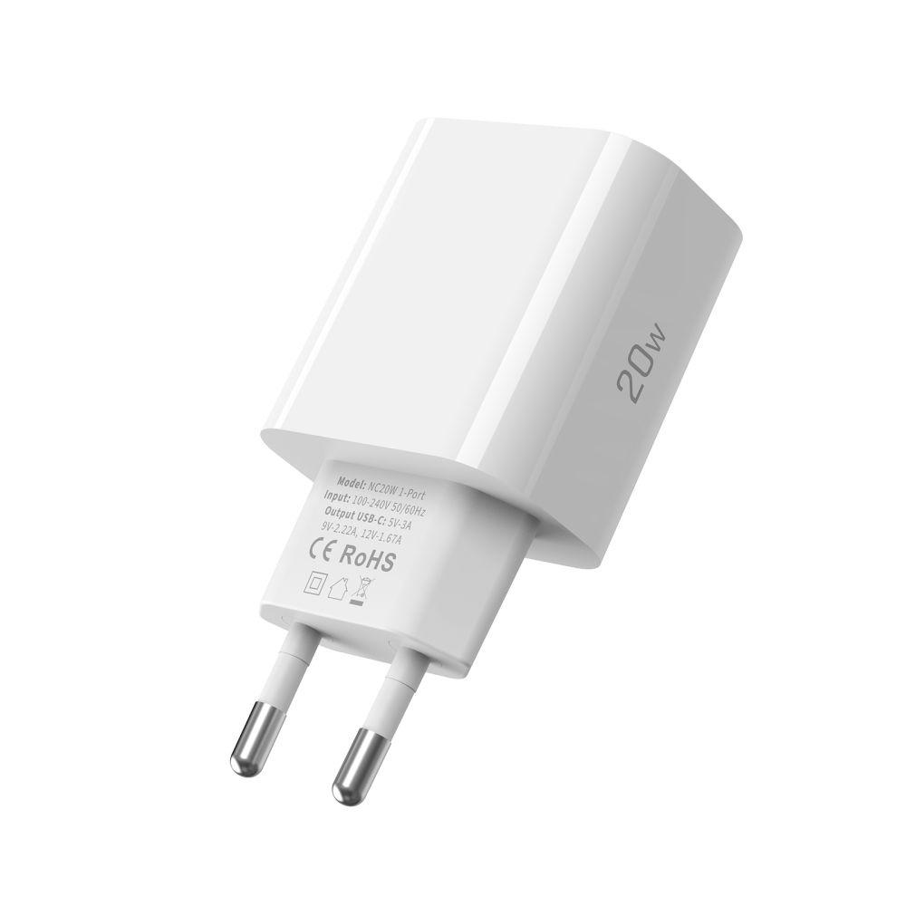 Ładowarka sieciowa NC20W USB-C 20W - biała