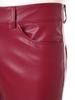 Mens Slim Fit Stretch Fashion Casual Faux Leather Pants Disco Pants Trousers