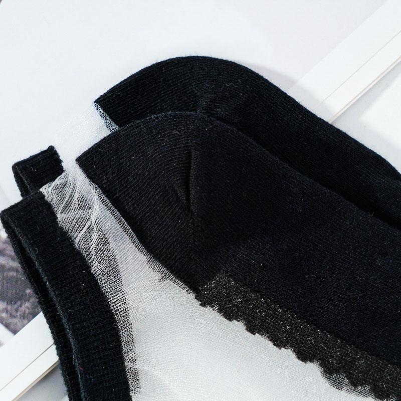 3 Pairs New Elegant Women Girls Cotton Comfortable Solid Dot Spring Summer Wear Low Ankle Invisible Elastic Short Socks