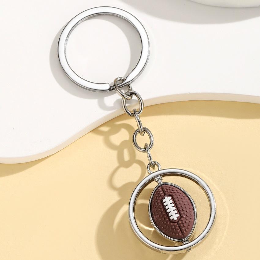 Basketball Commemorative Metal Keychain Pendant