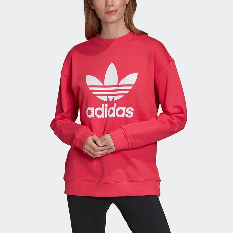 Adidas Originals TREFOIL CREW Sweatshirt Women's Energy Powder GD2436
