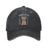 Valentines Day Yorkshire Terrier Dog Baseball Caps Vintage Distressed Denim Snapback Hat Unisex Women Outdoor Summer Soft Caps Hat