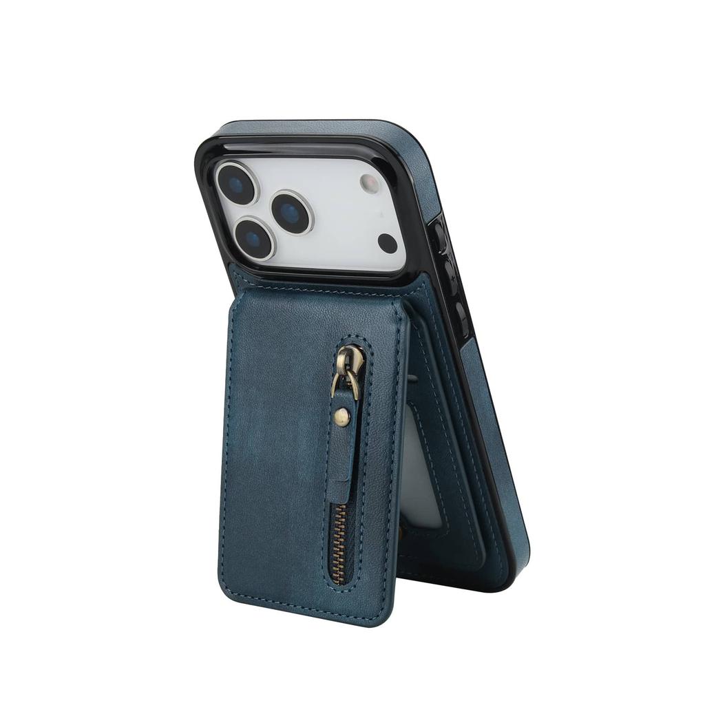 Magnetic 2-in-1 Detachable Wallet Case for iPhone 17 Pro Max/Air/17 Pro, Flip Kickstand Cover with Card Holder for Women Men