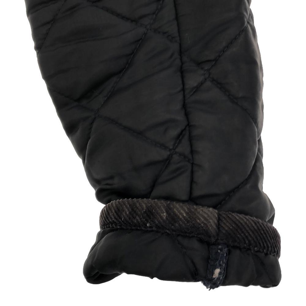 LAVENHAM Corduroy collar Quilted jacket 10 Navy system Women Used