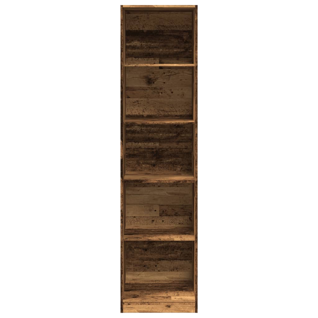 Wardrobe with Vintage Wood Look 50 X 50 X 200 Cm Engineered Wood