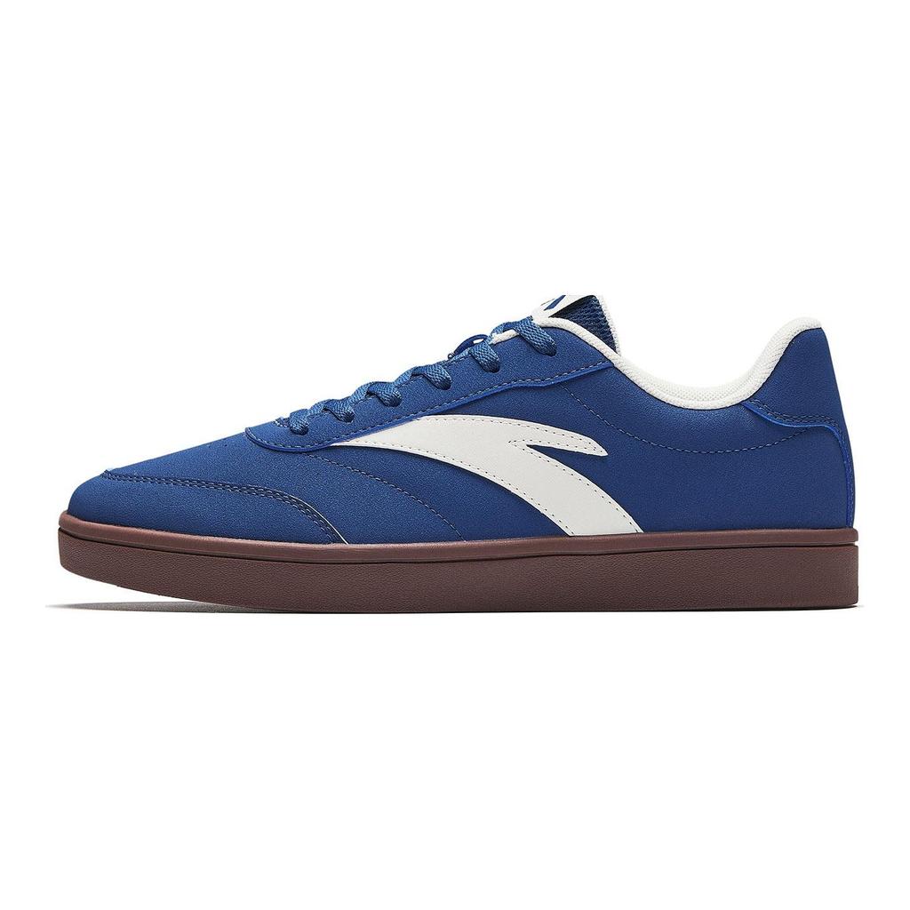 Anta Vitality Classic Retro Campus Life Fashion Versatile Low-Top Board Shoes Men sneaker City-Blue Ivory-White 912618099-9