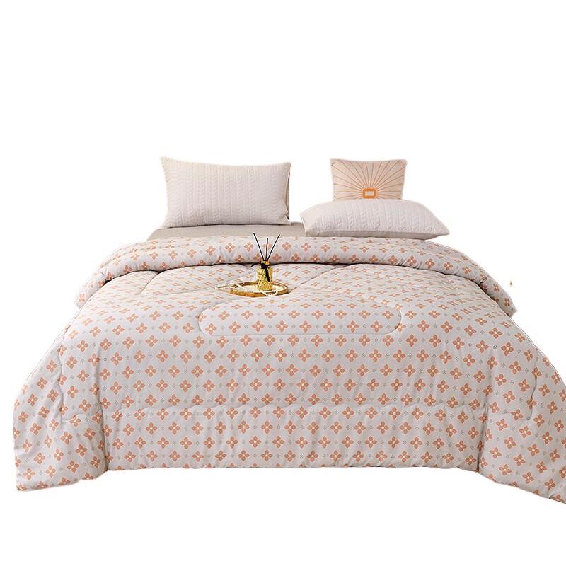 

Tangna Home Ultra-Soft Lucky Clover Seven-Hole Fiber Quilt