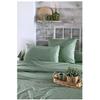 1 Taie d'oreiller percale de coton uni 50 x 70 cm Elysee vert
