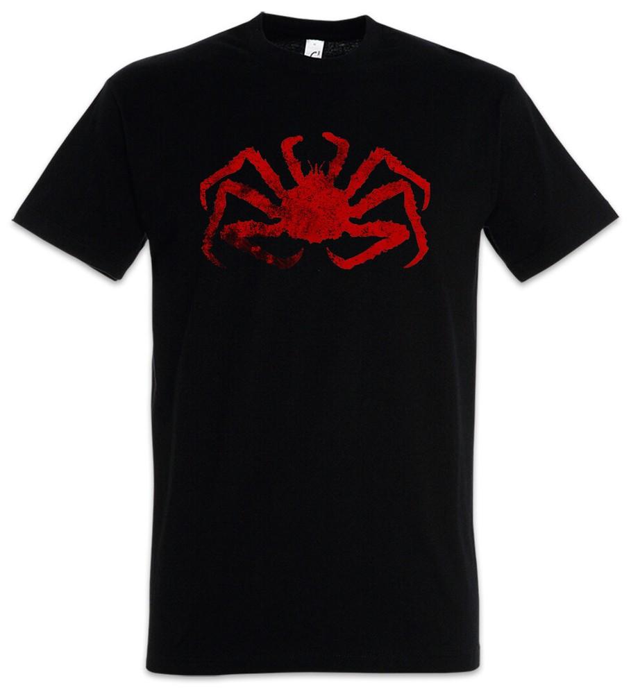 King Crab Mens T-Shirt King Crab Crab Crayfish Harpoon Skeleton