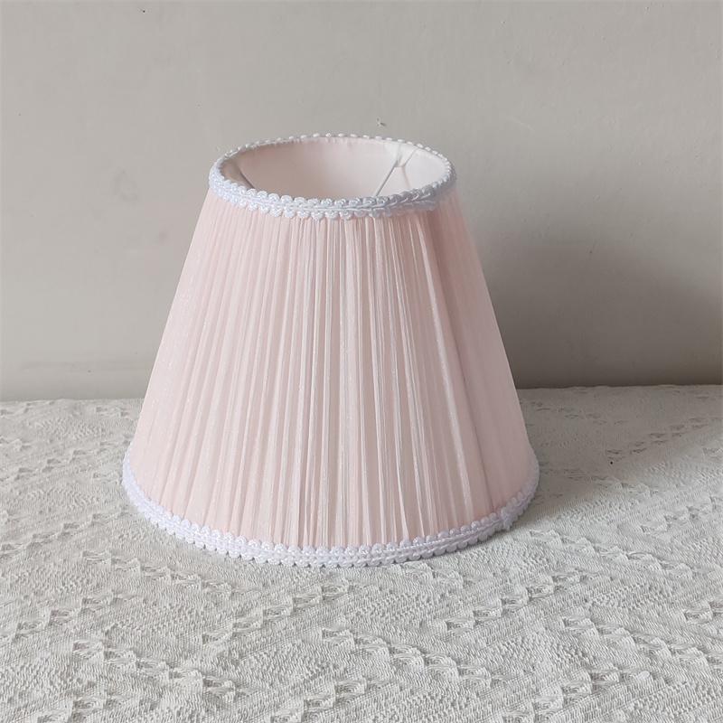 Nordic Style Modern Lamp Shade Elegant Wrinkles Fabric Lampshade Home Bedside Study Hotel Table Chandelier Cover