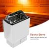Sauna Heater 220V 4.5KW, Stainless Steel Electric Sauna Stove with Digital Controller, Steam Bath Saunas Heater for Hotel Hotel Spa Steam