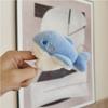 Adorable Shark Plush Keychain Soft Pp Cotton Stuffed Ocean Animal Toy 12cm