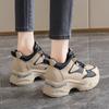 Fashion Mixed Color Chunky Sneakers Women 2025 Fashion Non Slip Platform Vulcanized Shoes Woman Thick Bottom Lace Up Casual Sports Shoes