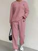 2026 Autumn/Winter Women's Jacquard Long-Sleeve Sweatshirt and Pants Set
