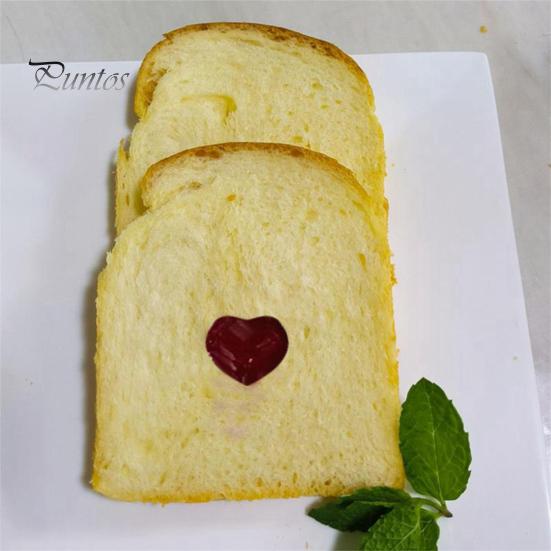 Brødform Hjerteformet flytende lang kakebakepanne Gjenbrukbar kakeform DIY-kakeverktøy for baking av sjokoladekaker.