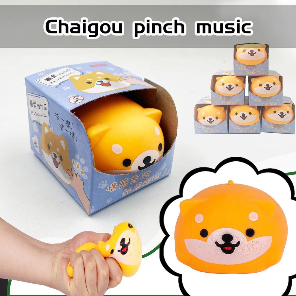 Pinch To Vent Creative Decompression Toy Super Cute Shiba Inu Pinch A Happy Puppy DecompressionToys 20ml