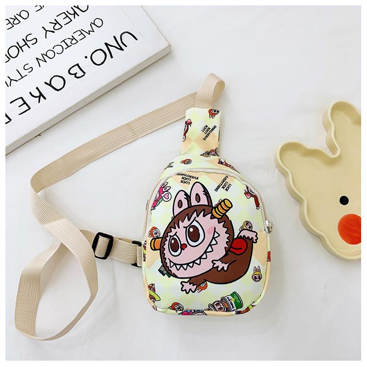 Chest Children Bag Cartoon Anime Shoulder Bags Adjustable Strap Shoulder