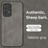 Sheepskin Leather Case For iPhone 16 15 14 13 12 Samsung S25 S24 Plus A34 S23 Redmi Note 14T 12 4G Mi 12T Pro Soft Edges Pure Color Phone Cover