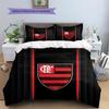 CR Flamengo Pattern Bedding Quilt Set  Home Decoration  Gift (1 * duvet cover + 2 * pillowcase  without core)