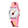 Fashion Cartoons Buckle Dazzling Child Mesh Belt Watch Rubber Watch