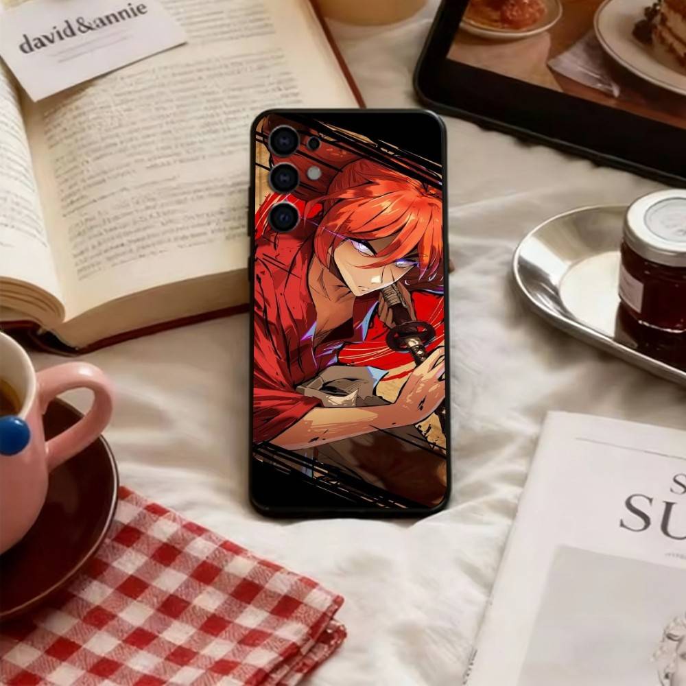

Rurouni Kenshin Phone Case For Samsung S25,S24,S21,S22,S23,S30,Ultra,S20,Plus,Fe,Lite,Note,10,Soft Black Cover Samsung S25