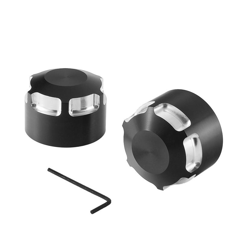 Cnc Billet Aluminum Rear Inside Wheel Axle Nut Cover Fit For Can-Am Spyder Models 2008 To Present