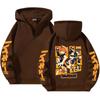 Haikyuu!! Quarter Zip Hoodie, Loose Fit Unisex Anime Sweatshirt New Quarter-zipper Pullover Sweatshirt for Men and Women