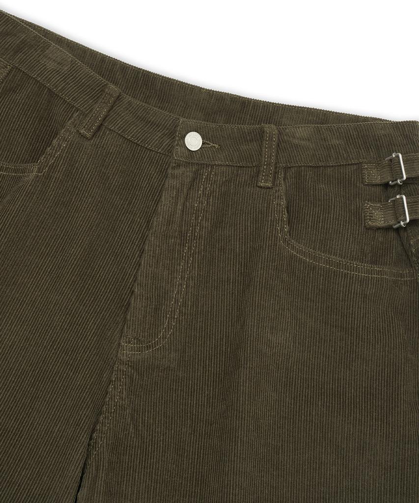 INTEMPOMOOD Youth Corduroy Half Pants_Khaki