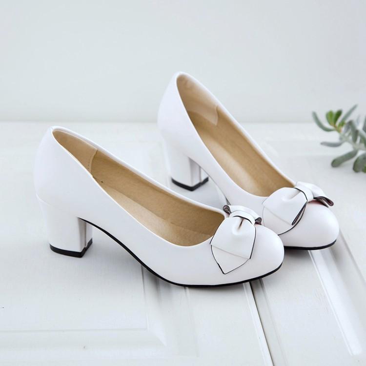

Butterfly Sweet Mid Heel Women s Shoes Large