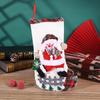 Large Christmas Gift Bag - Santa Claus, Snowman, Stocking, and Tree Ornament