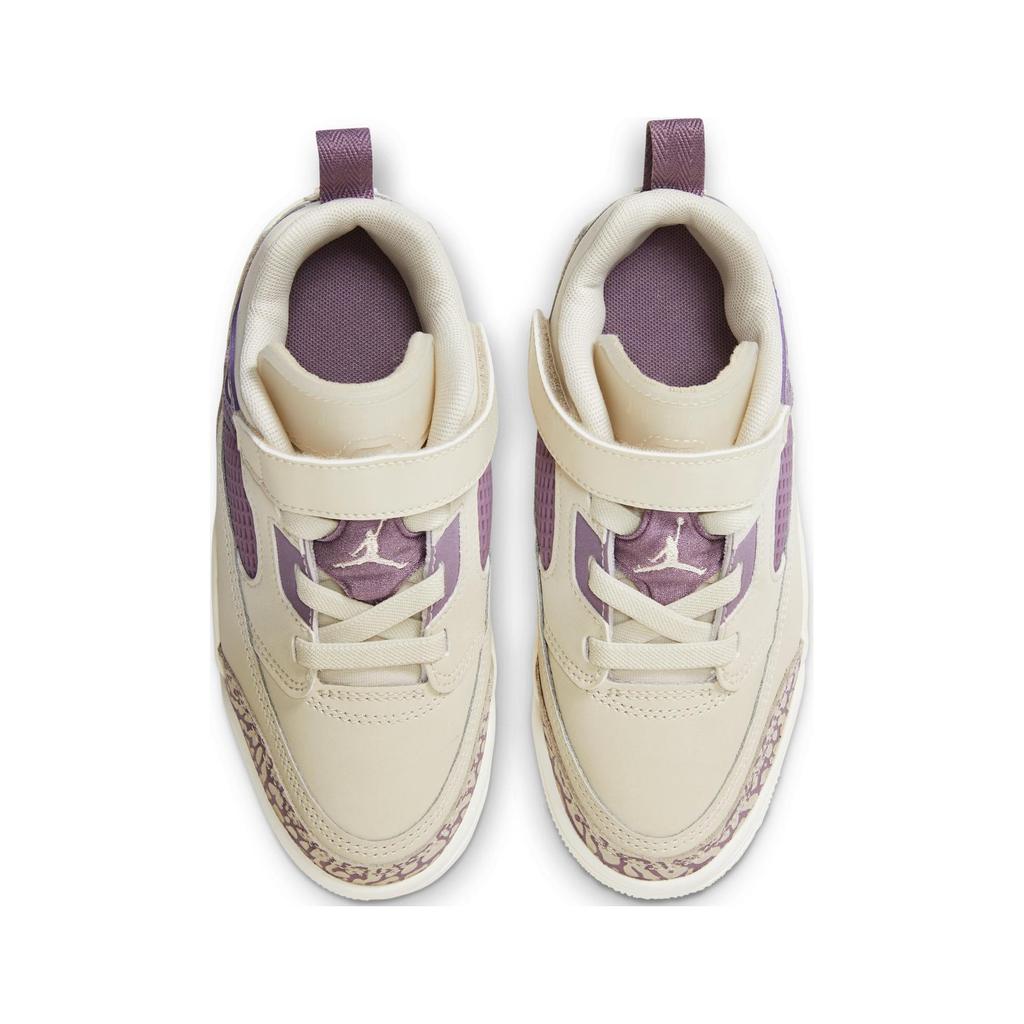 Air Jordan Spizike Low PS Lets Play! Kids Sneakers Cream Legend-Light-Brown Violet-Dust FQ3951-200