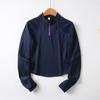 Outdoor Mountain Series T Shirt With Zipper Long Sleeve Slim Fit Quick Dry For Active Youth