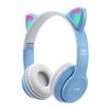 Bluetooth Cat Ear Bluetooth Earphones Luminous Over Ear Earphones  Ear Headset