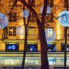 New Year 20/28CM Festoon Rattan Ball Light LED 220V Christmas Tree Light String Rattan Ball Garden Decor Hanging Lamp Tree