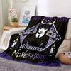 Custom 1pc Wednesday Addams Family Blanket, Soft And Comfortable Blanket, Casual Warm, Camping Travel Blanket, Birthday Gift Q912194