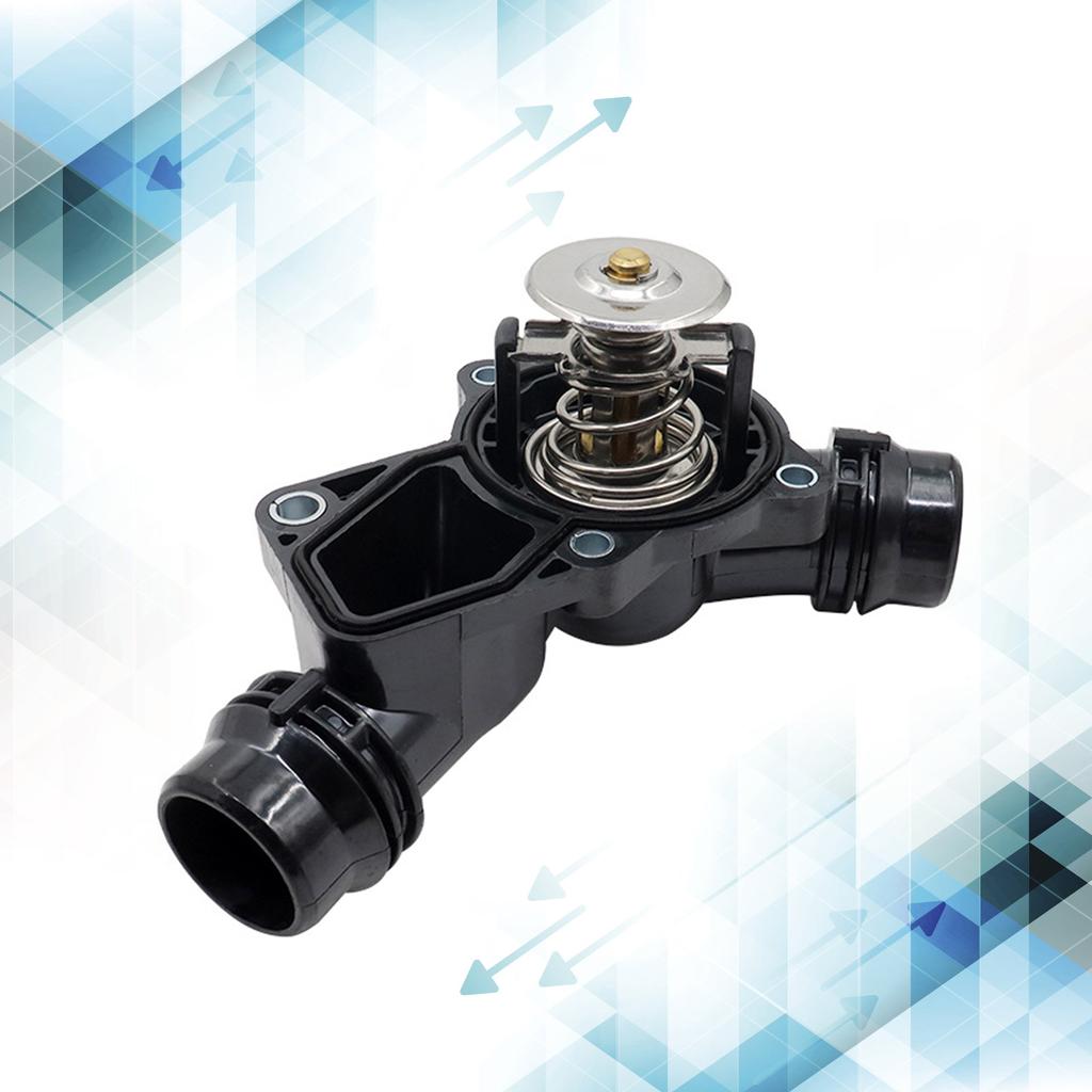 Car Engine Temperature Controller Regulator Coolant Thermostat Assembly with Housing Compatible for E46 E60 11530139877