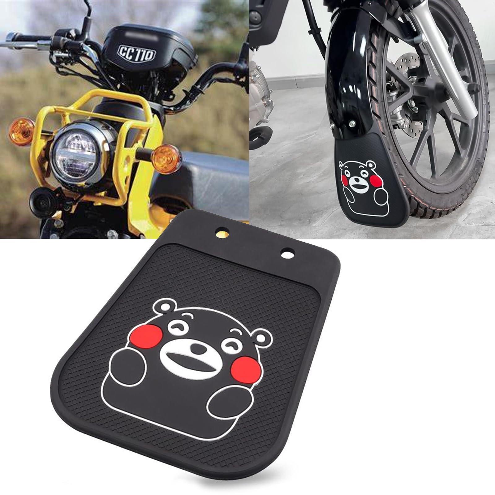 

HUANGCJCJ ДЛЯ CROSS CUB CC110 2018-2024 CROSS CUB CC110 Мотоциклетные аксессуары Резиновый удлинитель переднего крыла Брызговик Колесо Брызговик (Тип Б)