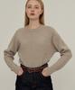 Baseukala Ribbed Round Neck Knitwear (5Colors)