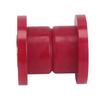 Control Arm Bushing Set for Front Suspension Service, with Flanged Polyurethane Bodies and Metal Center Hardware