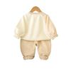 Kids Casual Long-Sleeve Set, Comfortable Daily Wear Outfits