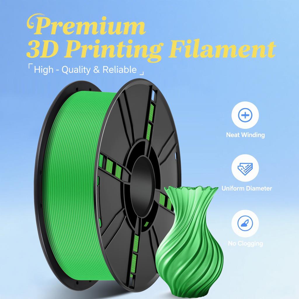 KELEIDI Factory PETG PLA ABS Filament 1.75mm 1kg(2.2lbs) Dimensional Accuracy Probability +/- 0.02 Mm 3D Printers