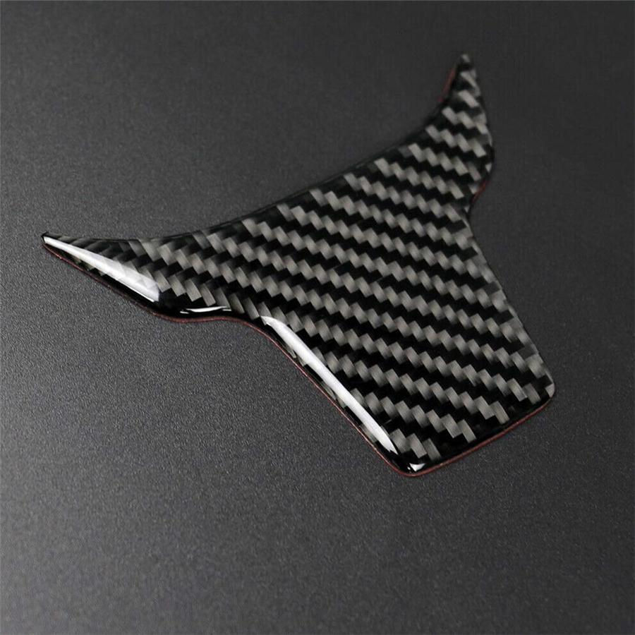 1 buc. Aspect fibră de carbon Ornament panou interior volan Potrivit pentru Honda Civic a 10-a 2016-2019