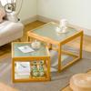 Homlly ika Nesting Living Room Coffee Side Table (Expandable)