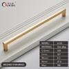 Oukali American Style Square Black Polish Chrome 128Mm 160Mm Furniture Gold Cabinet Handles Pull