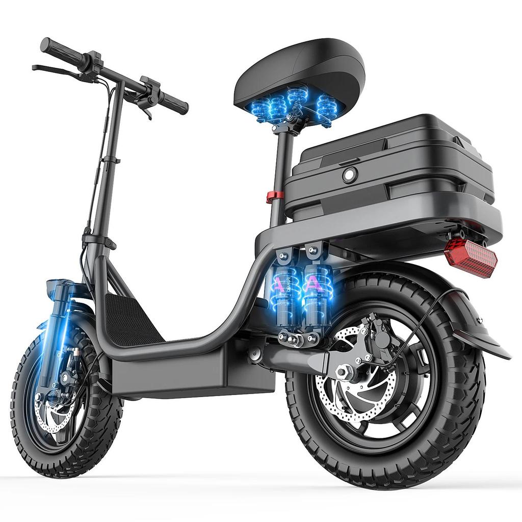 GQ8 Black 250W Motor power+48V15AH Battery 14 Inch Tires Maximum Speed 25KM/H Electric Scooter