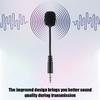 3PCS 3.5mm Jack Adjustable Flexible Extended Mini Microphone for Computer Mobile Phone