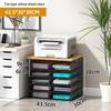 Multi-Layer Desk Organizer and File Storage Box