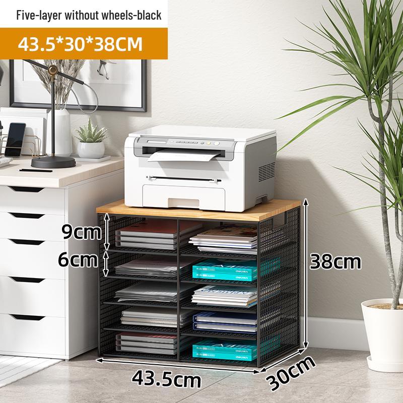 Multi-Layer Desk Organizer and File Storage Box