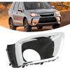 Passenger Side Fog Light Bezel For 2014-2018 Subaru Forester, 2.0 Turbo Models Chrome, Made Of ABS SU1039107 57731SG080(Right)